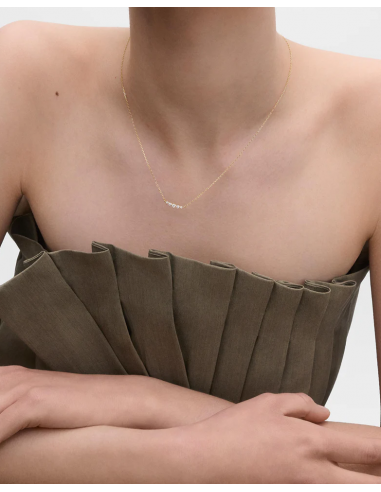 Collar Estela chapado PdPaola CO01-B61-U