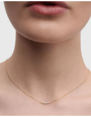 Collar Estela chapado PdPaola CO01-B61-U