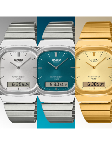 Casio Edgy Collection plateado...
