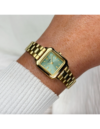 Gracieuse Mini Watch Steel, Sage...