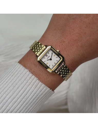 Gracieuse Mini Watch Steel, White,...