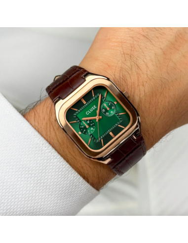 Quadrus Multifunction Watch Leather,...