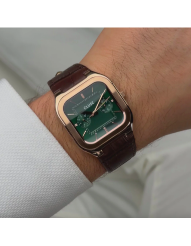 Quadrus Multifunction Watch Leather,...