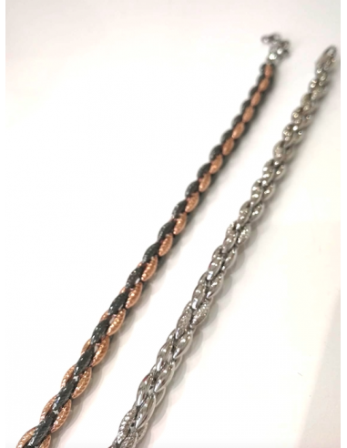 Pulsera plata de caballero SOVRANI Rose