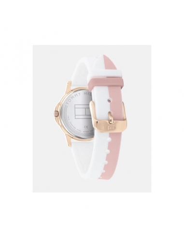 Reloj Tommy Hilfiger blanco y rosa