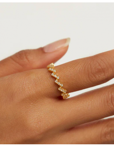 Anillo The Zipper de PDPAOLA Talla 14