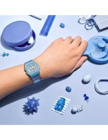 CASIO COLLECTION AZUL F-91WS-2