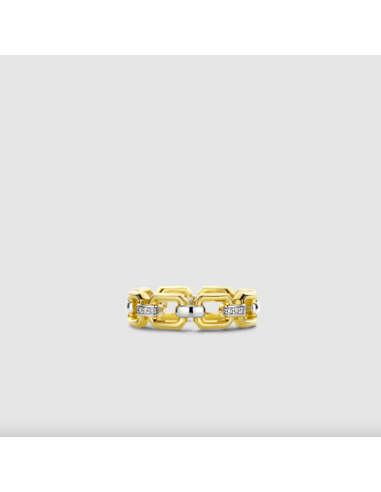 Anillo Ti Sento cadena dorado o...