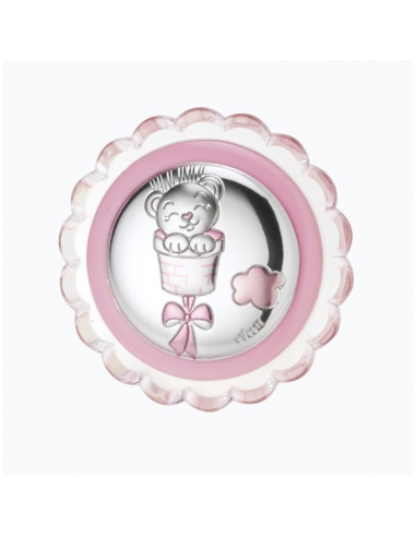 Luz nocturna de oso en rosa