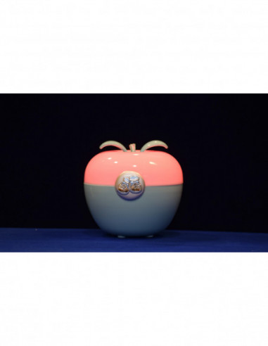 Manzana de luz nocturna en rosa de...