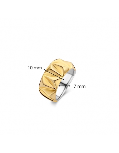 Anillo TI SENTO ancho dorado 12279SY Anillo TI SENTO ancho dorado 12279SY