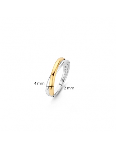 Anillo TI SENTO bicolor 1953SY