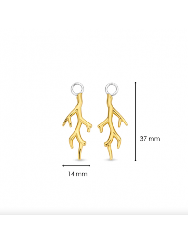 TI SENTO Ear Charms coral 9213SY