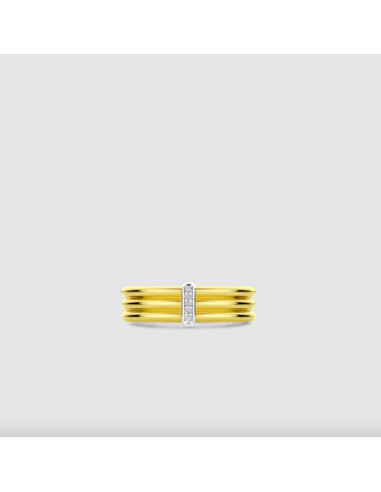 Anillo Ti Sento de plata chapada 12344ZY