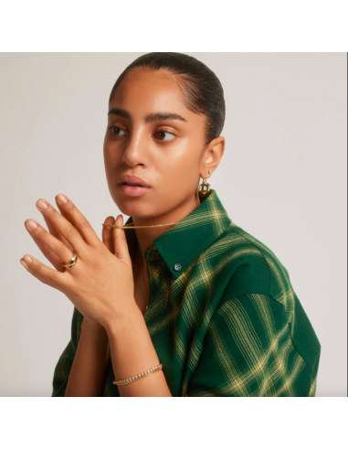 Anillo Ti Sento de plata chapada 12350BL