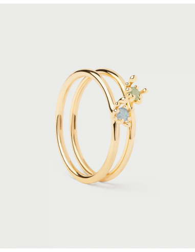 Set de anillos Les Fleurs talla 12 de...