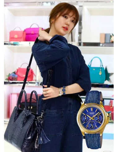 CASIO COLLECTION dorado y vaquero...