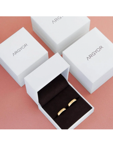 Alianza bicolor granulada-brillo 4mm...