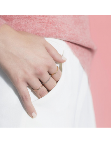 Anillo de boda de oro 18k con...