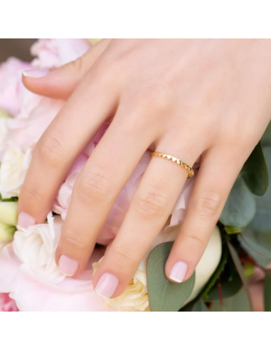 Alianza de boda en oro 18k con...