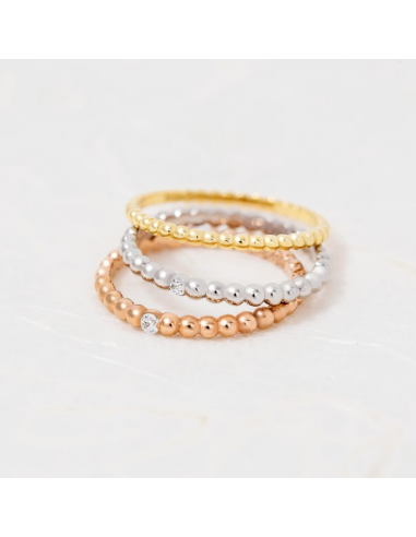 Alianza de boda en oro 18k en forma...