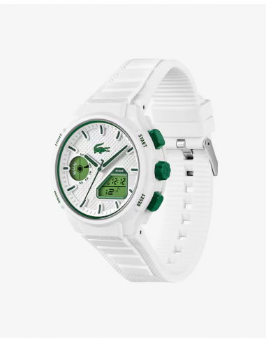 Reloj Lacoste de silicona analógico y...