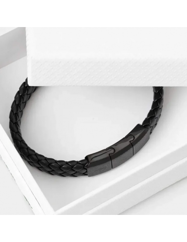 Brazalete Lacoste negro 2040285