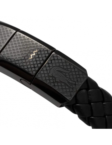 Brazalete Lacoste negro 2040285