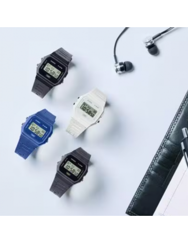 CASIO COLLECTION AZUL F-91WB-2A1EF