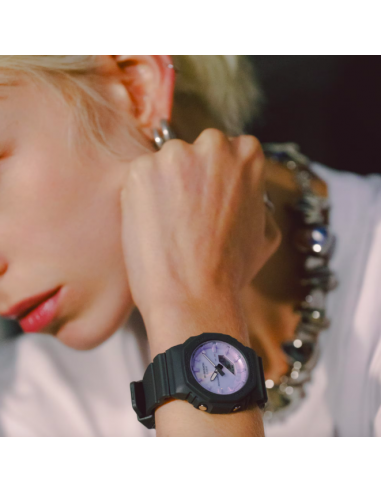 CASIO G-SHOCK CLASSIC negro y malva...