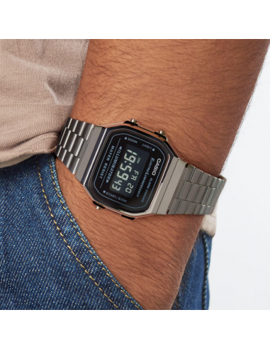 CASIO Vintage Iconic negro A168WEGG-1B