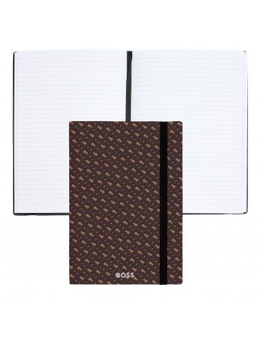 LIBRETA A5 MONOGRAM CAMEL LINED HUGO...