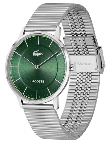 Reloj Lacoste Crocorigin Plateado y...
