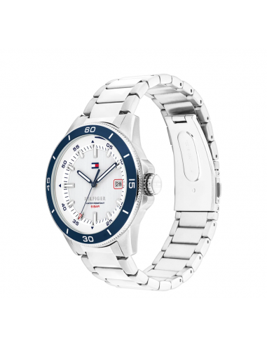 Reloj Tommy Hilfiger Remy Plateado y...