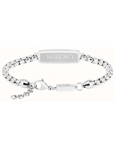 Pulsera Lacoste District Plateada...