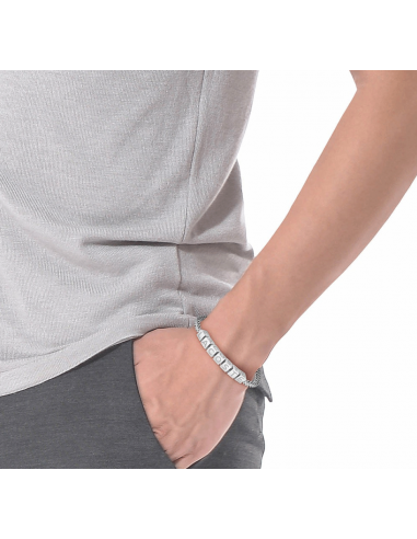 Pulsera Lacoste Script Plateada 2040521