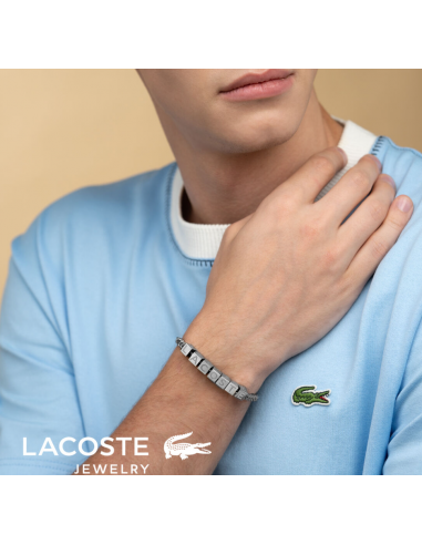 Pulsera Lacoste Script Plateada 2040521