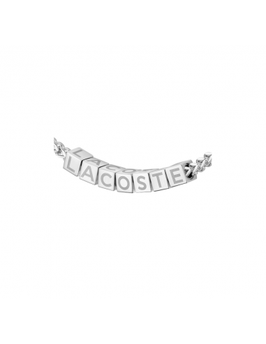 Pulsera Lacoste Script Plateada 2040521