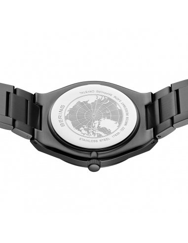 Reloj Bering Classic negro cepillado...